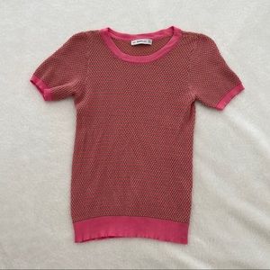 Zara pink shirt